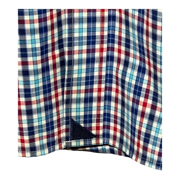 UNTUCKit Modern Fit Plaid Button Front Shirt Men’s Semi-Casual Long Sleeve Large - Picture 4 of 6